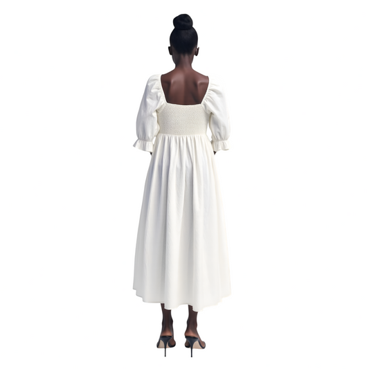Ivory Flow Dress