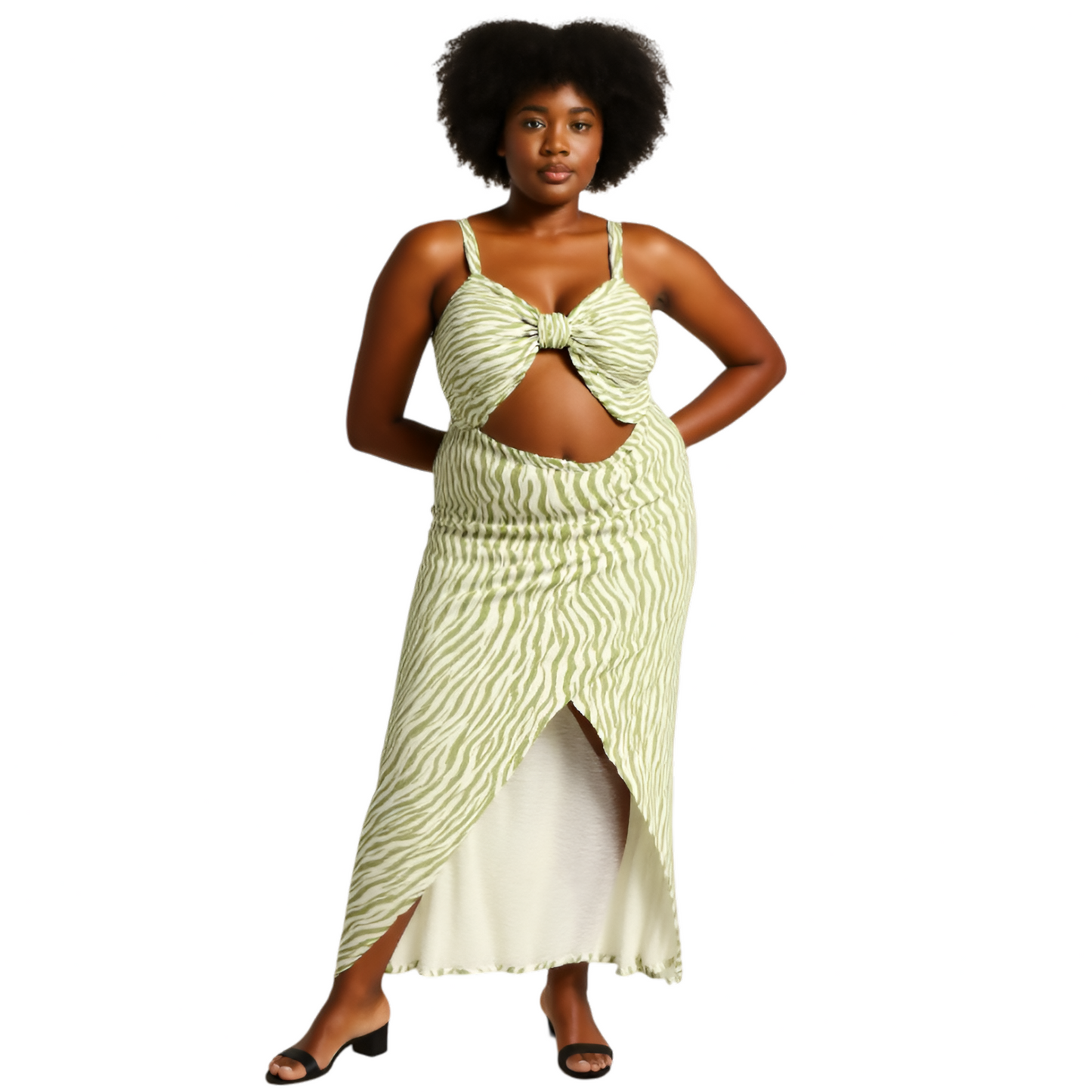 Verdant Wave Dress